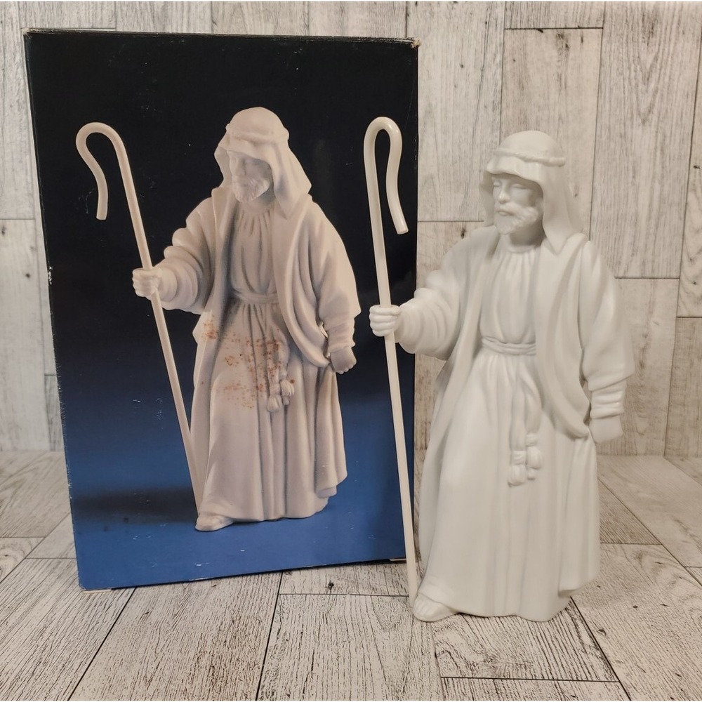 Avon Nativity Collectibles The Shepherd Porcelain Figurine Christmas Nativity